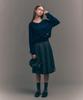 Seteo (W) V-Neck Fine Wool Knit Navy