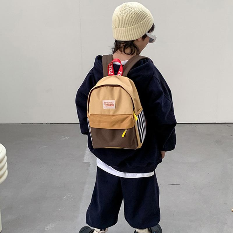 Canvas Kids Backpacks Portable Children School Bags For Girls Boys Kindergarten Schoolbag Fashion Baby Travel Bag