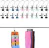 Percha De Ropa De Falda Para Pantalones Con Clips, Ganchos Para Pantalones Cortos, Clip Para Sombrero, 20 Piezas Con Clip