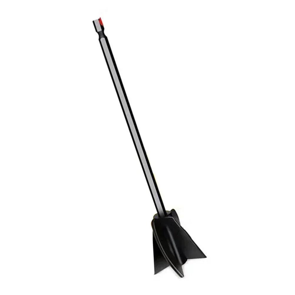 New 1Pcs Paint Mixer Red Mixing Agitator Mud Coating Agitator Machine Handheld Plaster Paint Mixer Paddle