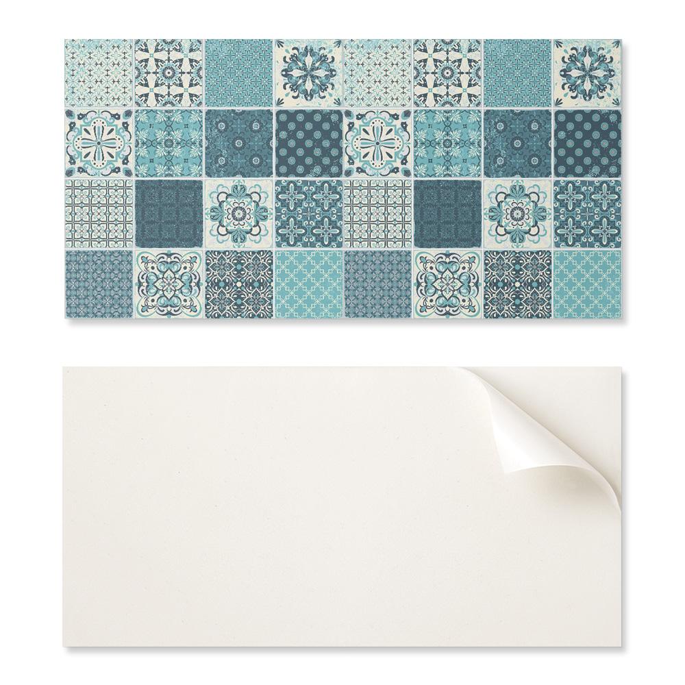 Naklejany Panel Winylowy Do Przedpokoju 120X60 Cm Wzory W Mozaice Geometrycznej
