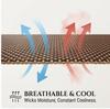 Natural Mosquito-Repellent Rattan Cooling Mat with Pillowcase Sets, Wormwood-Infused Summer Bedding for Bedroom