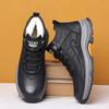 Men's Boots Cotton Shoes High-top Business Casual Martin Boots Velvet Cotton Boots Outdoor Warm Snow Boots Middle-aged and Elderly Father Shoes