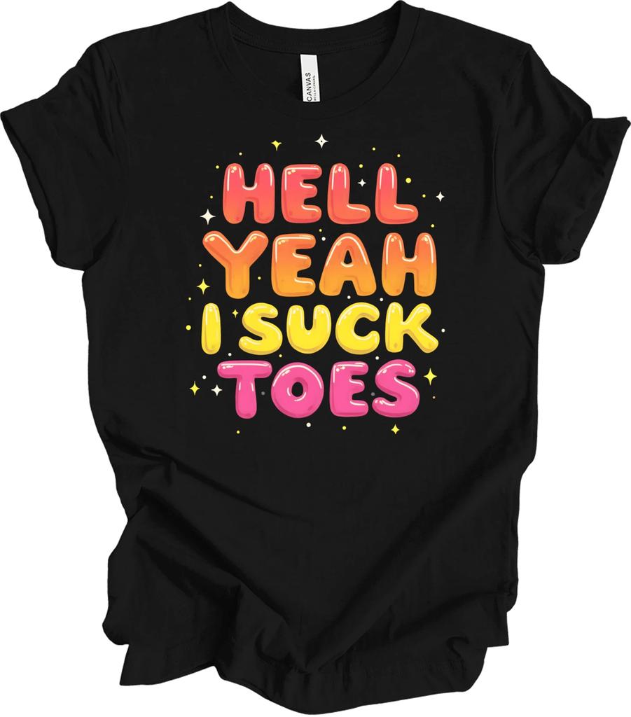 Bold Retro Humor Design - Funny Toe Quote Graphic - Vibrant Aesthetic T shirt