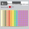 Mixed Color Round Dot Sticker Labels - Available in 10, 16, and 20 Vibrant Colors