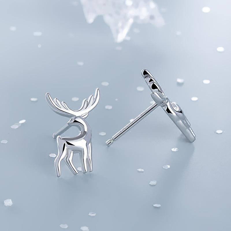 Orecchini A Forma Di Renna In Argento Sterling 925: Gioielli Stravaganti E Originali Da Katy Craig Ltd