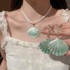 New Bohemia Cute Marine Starfish Shells Dangle Earring for Women Charm Fashion Summer Beach Vacation Jewelry Accessories Gifts