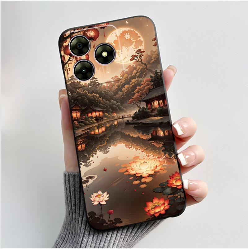 Pentru Blackview Wave 8C 6.56" Wave 8 Black View Wave8C Wave8 Spate TPU Silicon Moale Carcasă Telefon Luxos Drăguț Iepuraș Iubire Husa Amuzantă
