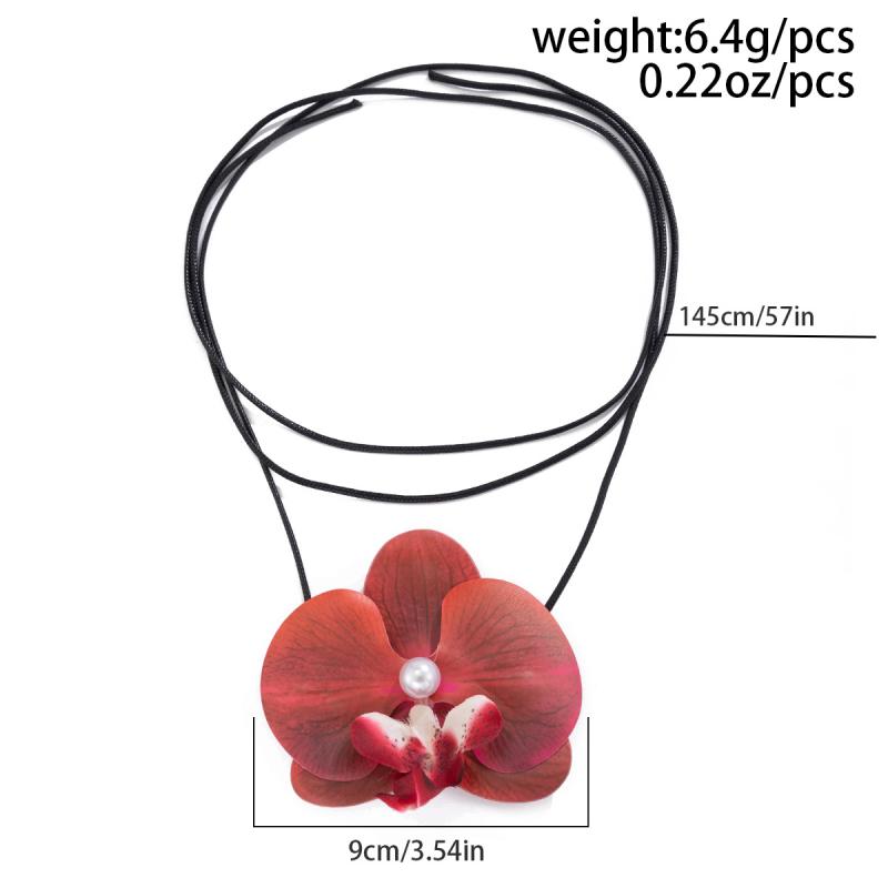 Boucles d'oreilles pendantes Papillon Orchidée Mode Pour Femmes Exagérées Grande Fleur Tempérament Bijoux de Mariage Cadeaux
