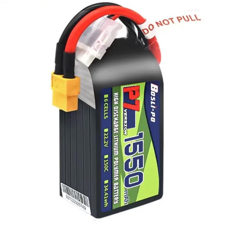 Bo's 1550mAh 6S 22.5V 150C FPV Drone Battery