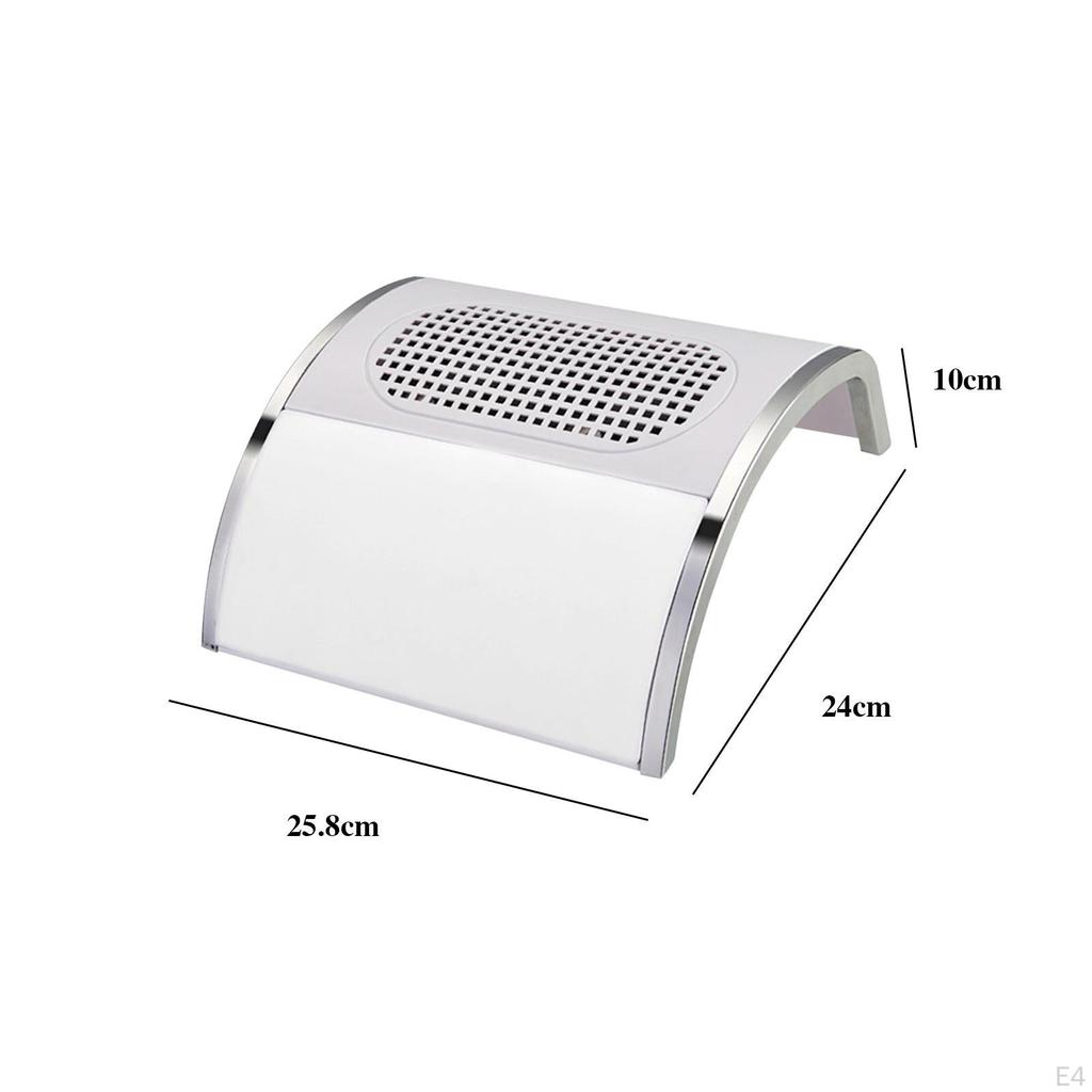 80W Nail Dust Collector Powerful Low Noise Electric for Manicure Home Salon Purple