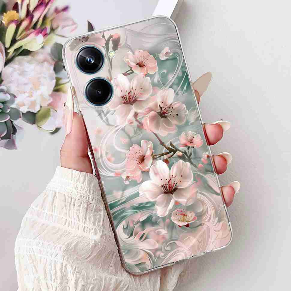 For Realme 10 Pro 5G 6.72" Case New Popular Flower Pattern Soft Silicone TPU Cover For Oppo Realme 10Pro 5G RMX3663 Bumper Shell