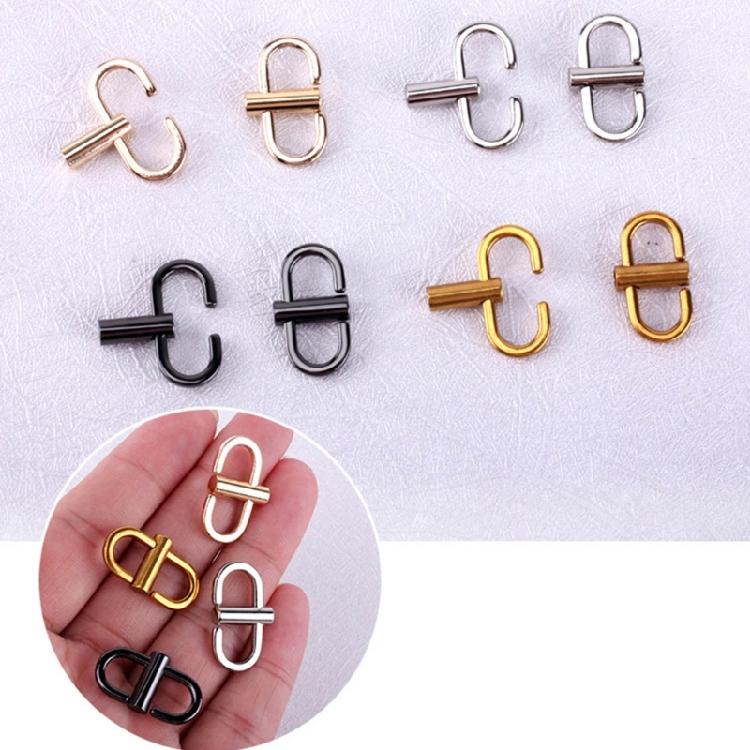 Adjustable Metal Buckles for Chain Strap Bag Chain Shortener Daily Replacement