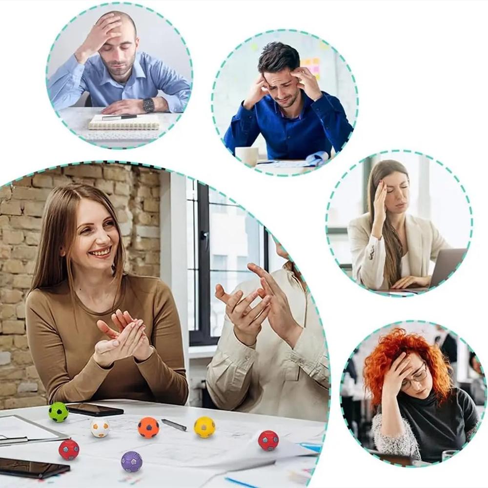 10/30 Stück Mini-Fidget-Spinner-Fußball-Spielzeug für Kinder, Fußball-Party-Geschenke, Goodie-Bag-Stuffer, drehbarer Fußball-Finger-Stressball