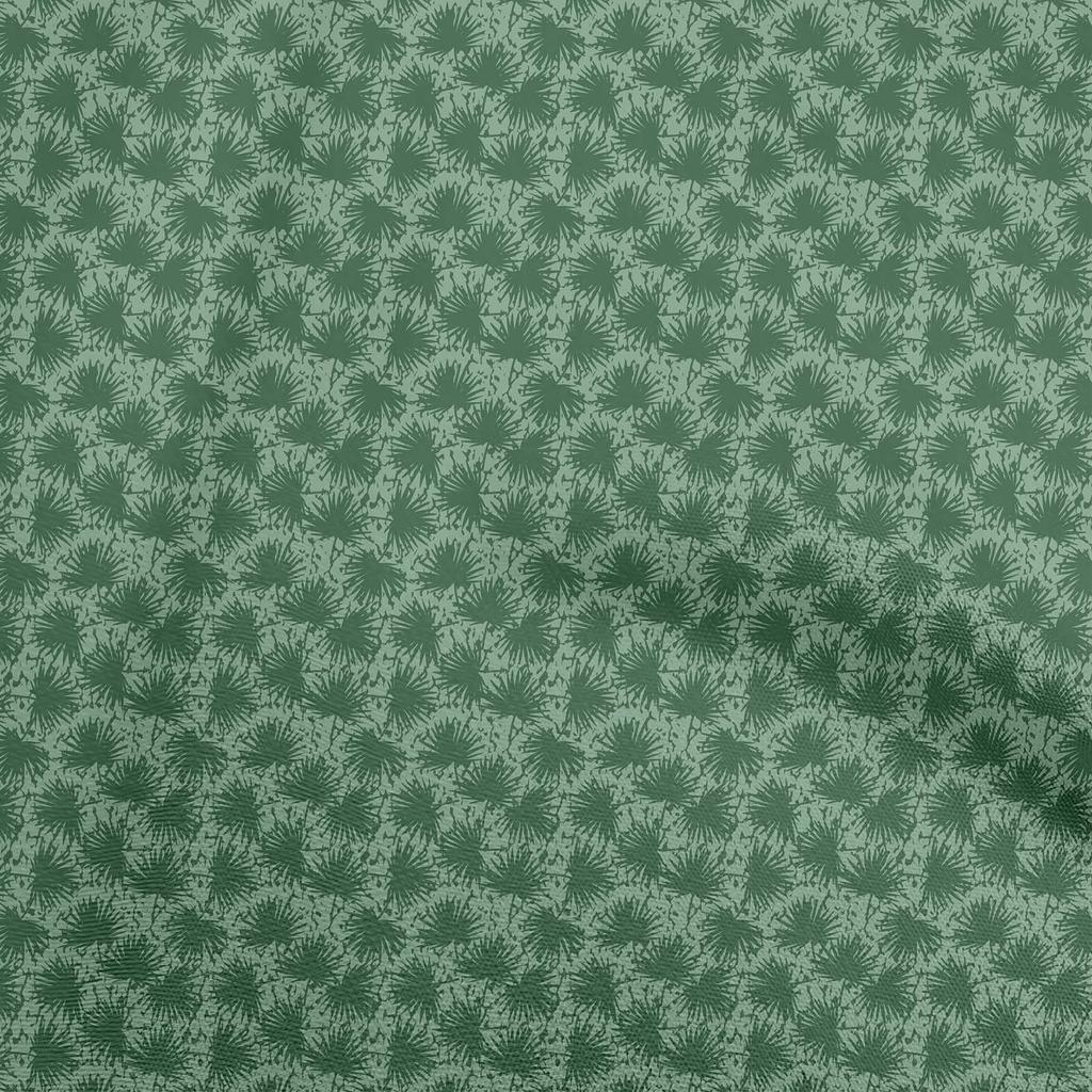 oneOone Cotton Flex Green Fabric Tropical Quilting Supplies Print Sewing Fabric By The Yard 40 Inch