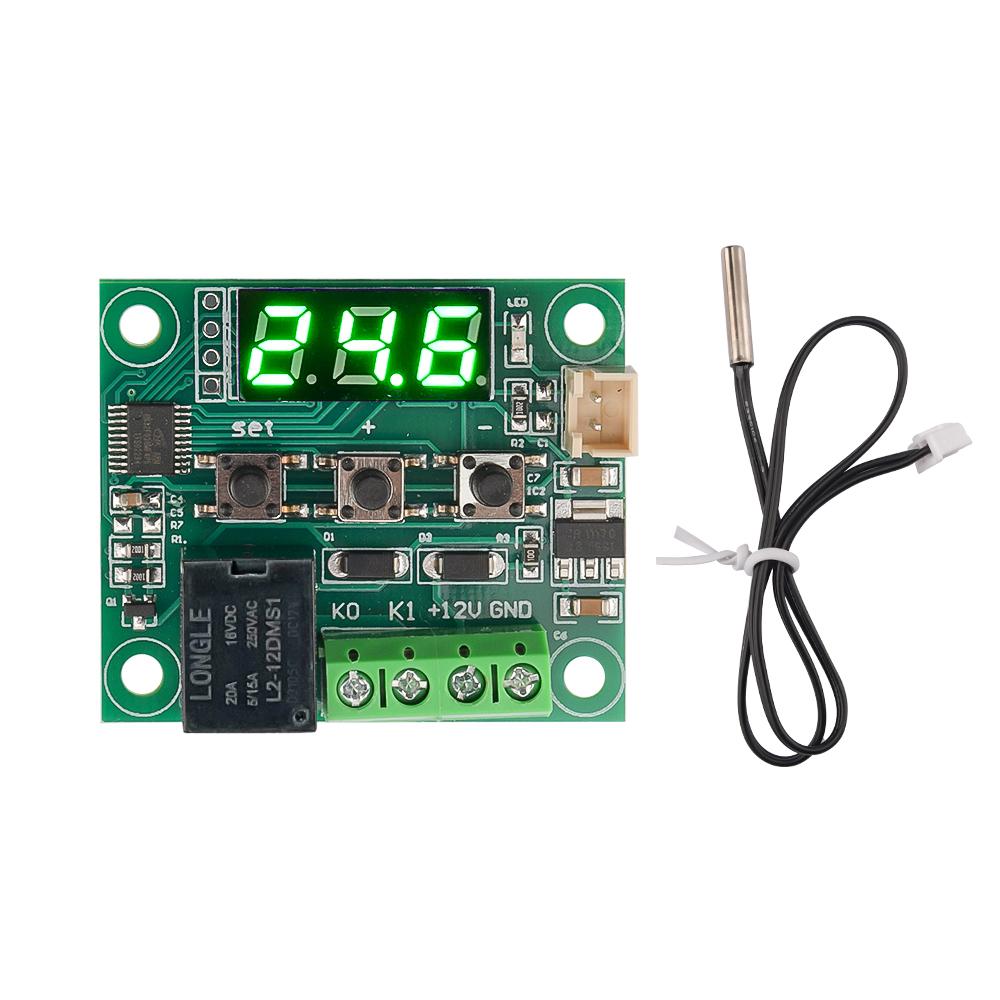 DC5V/12V/24V AC110-220V W1209 LED Digital Constant Temperature Controller Thermometer Switch Module Waterproof NTC Sensor