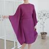 Plara Women S Long Wing pleatS dreSS