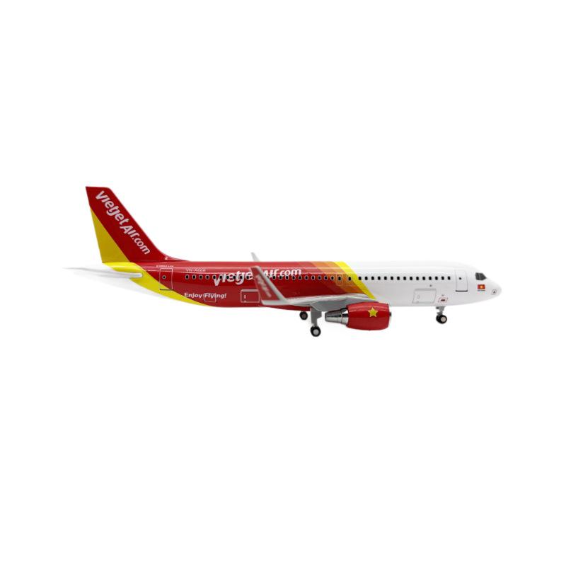 30CM VietJet Air A320 Aircraft Model: Static Display Ornament & Aviation Gift