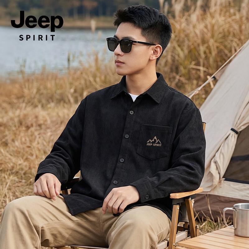 

Мужская вельветовая рубашка-куртка JEEP SPIRIT 260 г/м², с длинным рукавом XL