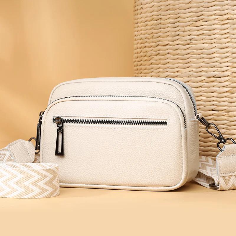 Echte Lederhandtaschen für Damen Große Kapazität Luxuriöse Rindsleder Damen Schultertasche Umhängetasche Hohe Qualität Damen-Tasche Designer
