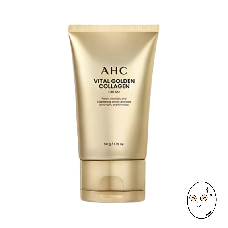 AHC Vital Golden Collagen Cream – Firming & Anti-Wrinkle Moisturizer, 50g