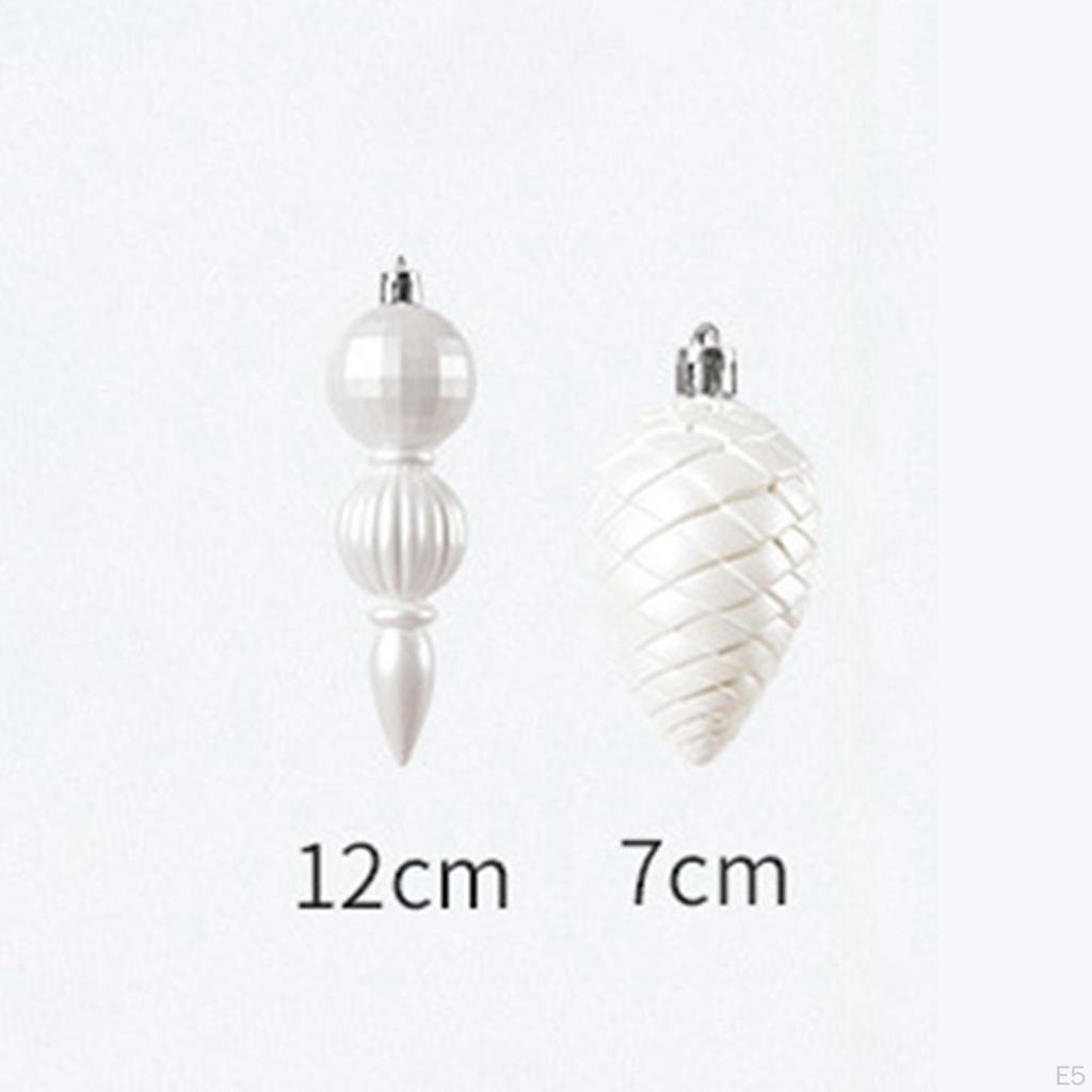 88pcs Christmas Decorative Balls, Tree Ball Ornaments, Shatterproof Craft Pendants,