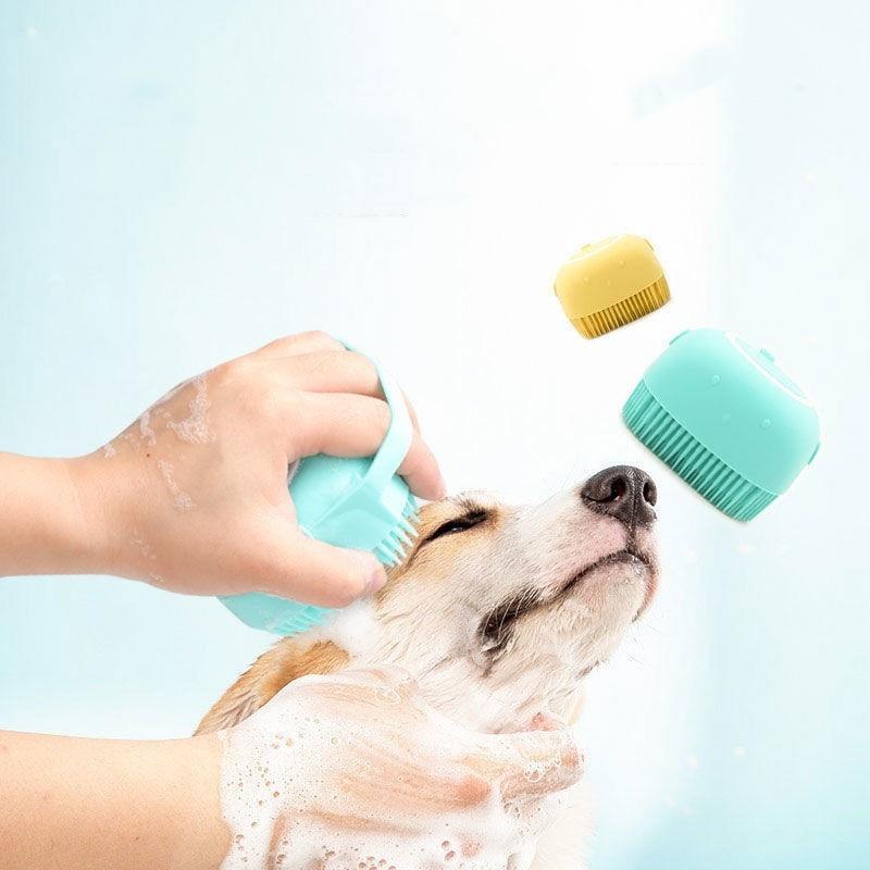 Infused Pet Shower Brush, Dog Massage Brush, Massage Gloves, Cat Grooming Brush, Pet Supplies