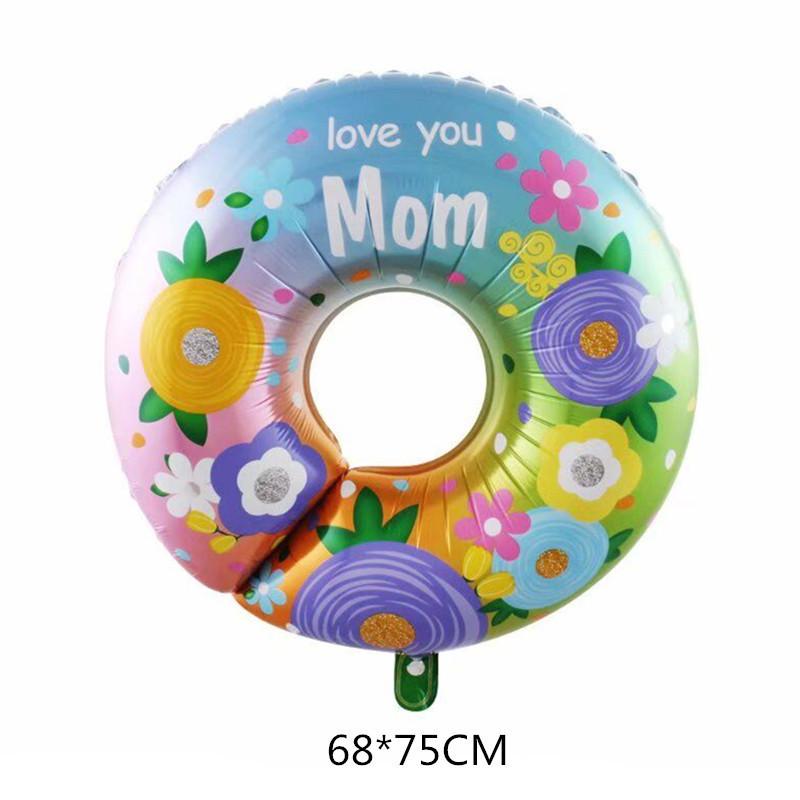 Mother's Day Crown Series Wedding Balloons Aluminum Foil Trophy Wreath & Apron Decorations for Celebrations & Weddings