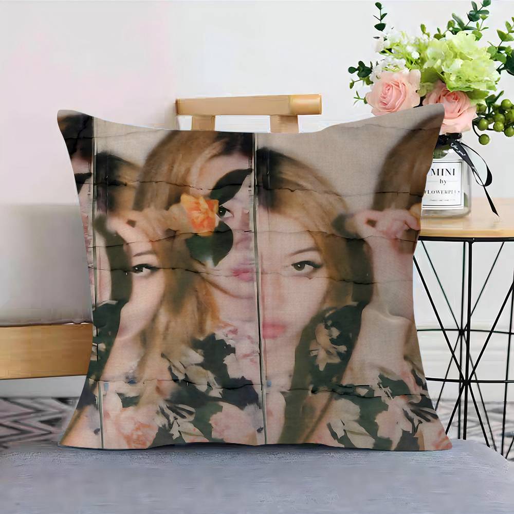 Singer BBeabadoobee Cushion Cover Pillow Cover Decor Pillowcase Printed Cushion Case For Couch
