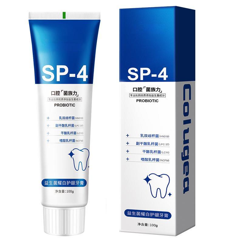 120g Probiotic Toothpaste SP-4 Whitening Tooth Remove Plaque Stains Teeth Whitener Oral Hygiene Clean Fresh Breath Dental