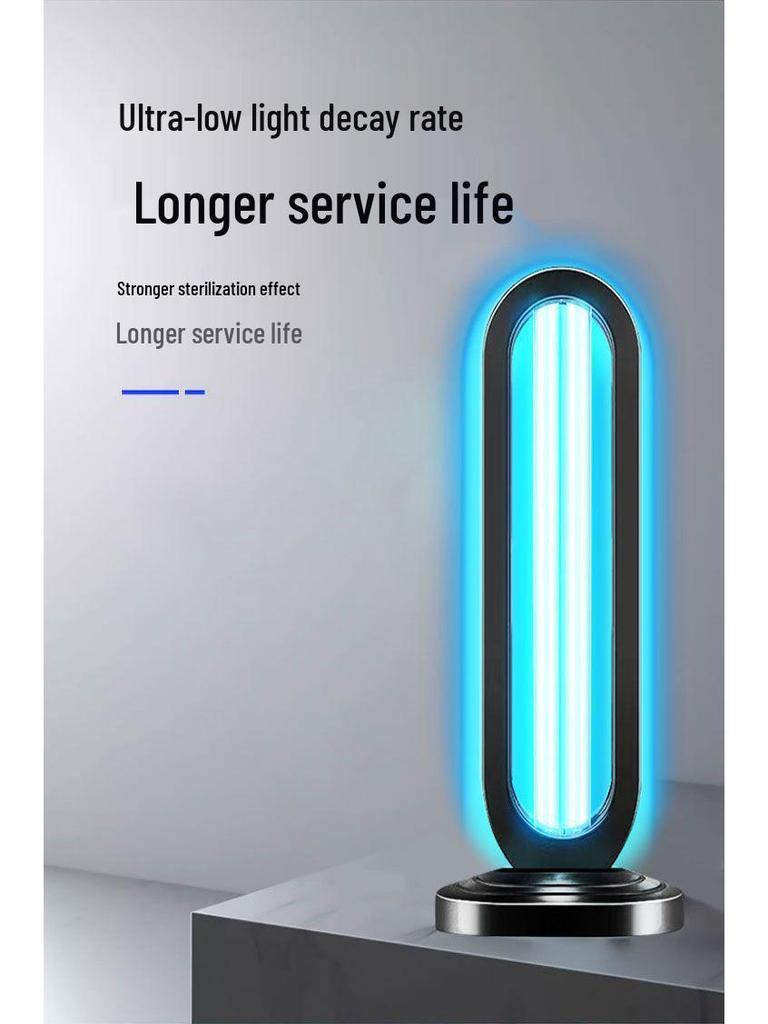 Portable Ultraviolet Ozone Disinfection Lamp for Pet Odor Removal and Home Use - Free Shipping