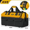 Heavy Duty Tool Bag, 11-Pocket Portable Empty Tool Box Organizer Storage, Toolbox Organization With Adjustable Shoulder Strap