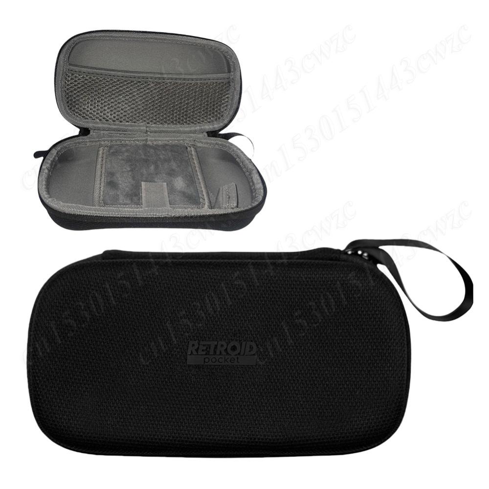 

Travel Carry Bag for Retroid Pocket Mini Game Console Hard Carrying Case Shockproof Travel Protective Case Organizer Bag чёрный