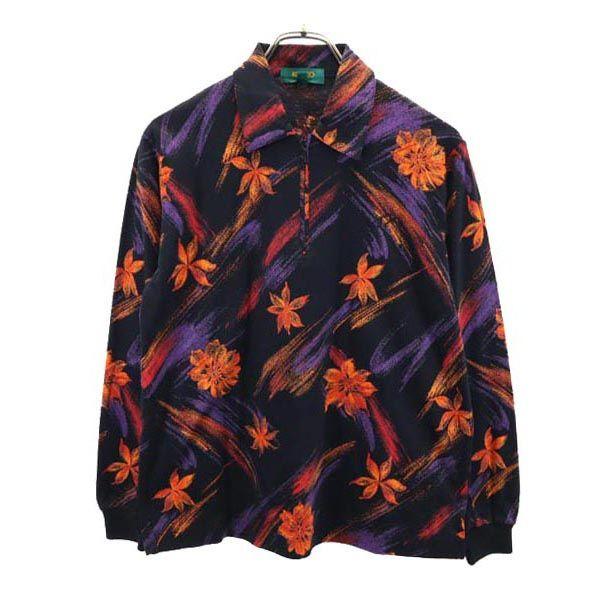 KENZO Golf Made in Japan Overall handle Long sleeve Half zip Polo shirt Women Used