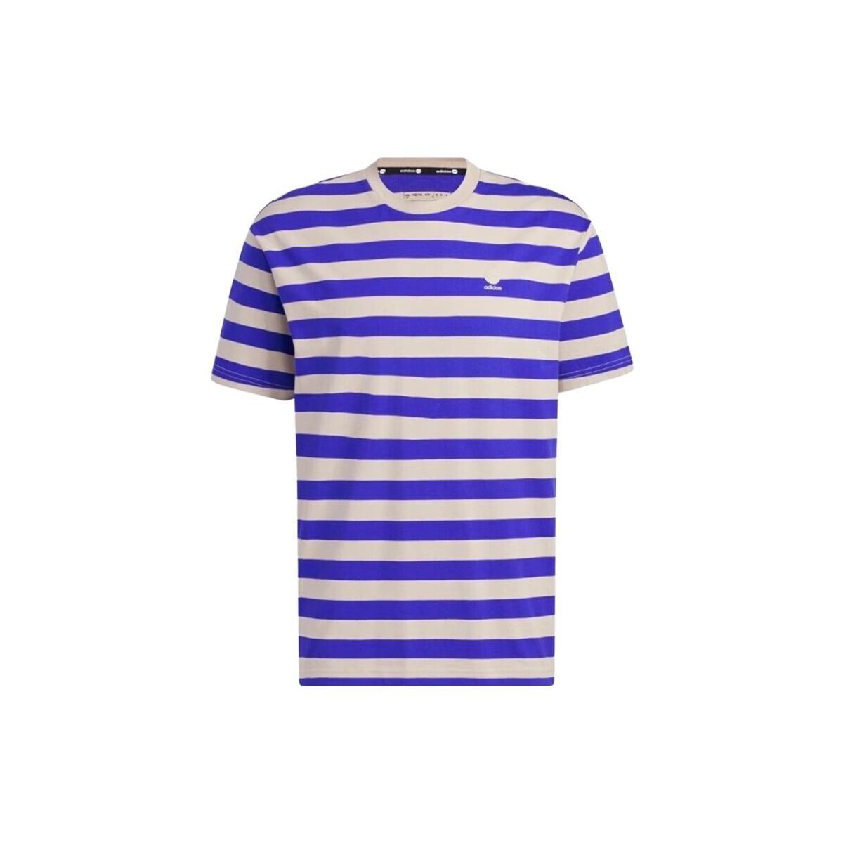 adidas Neo Essentials YD T-Shirts Blue White Men s IA4976 XL