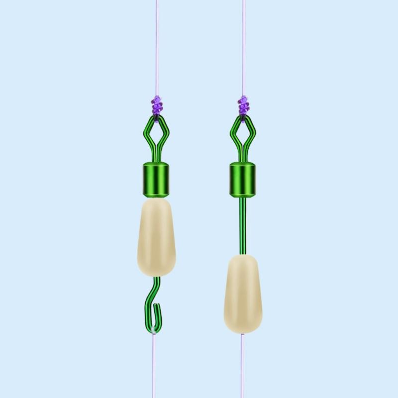 Fishing Barrels Swivels, High Strength Rolling Ball-Bearing Snaps Lures Connector Clips, Saltwater or Freshwater Fishing