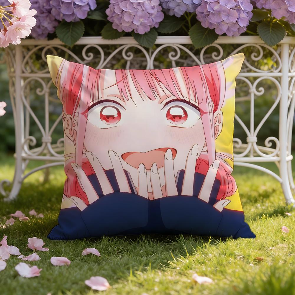 Anime B-Blue B-Box Cushion Cover Home & Car Dual-Scene Pillow Cover: Reversible for Premium Comfort