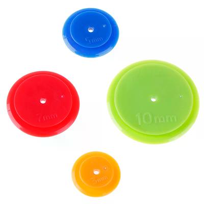 4Pcs Patchwork Equidistant Ruler Seam Parallel Wheel Cloth Sewing Scribing Tool