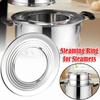 Stainless Steel Steaming Ring for Steamers Round Steamer Holder  Kitchen Accessories
