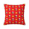 Marios  Game Cartoon Pillow Case Cushion Cover Creative Polyester Decor Pillowcase for Seat 18"