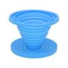 Creative portable home outdoor homemade coffee filter creative silicone foldable coffee funnel cup