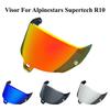 Visiera Lente per Casco R10 per Casco da Moto Alpinestars Supertech R10 Occhiali Visiera Placcatura Argento Sostituzione Visiera Casco Moto Sensori di Velocità 6