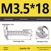 Galvanized M3 Phillips Flat Head Self-Tapping Wood Screws, High-Strength, Large Head