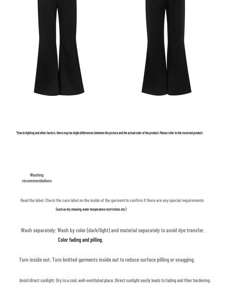 Vero Moda Women's 2025 Autumn Elastic Waist Flare Pants