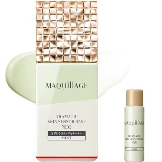 Maquillage Makeup Base Increased Volume Set Dramatic Skin Sensor NEO Mint 25mL+5mL SPF50+ PA++++ Liquid Type Longevity Shine Control UV Protection Up