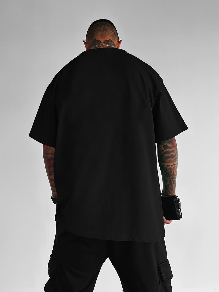 American Retro Men's Miami Pattern Print T-shirt Summer New Retro Fashion Men's and Women's Streetwear