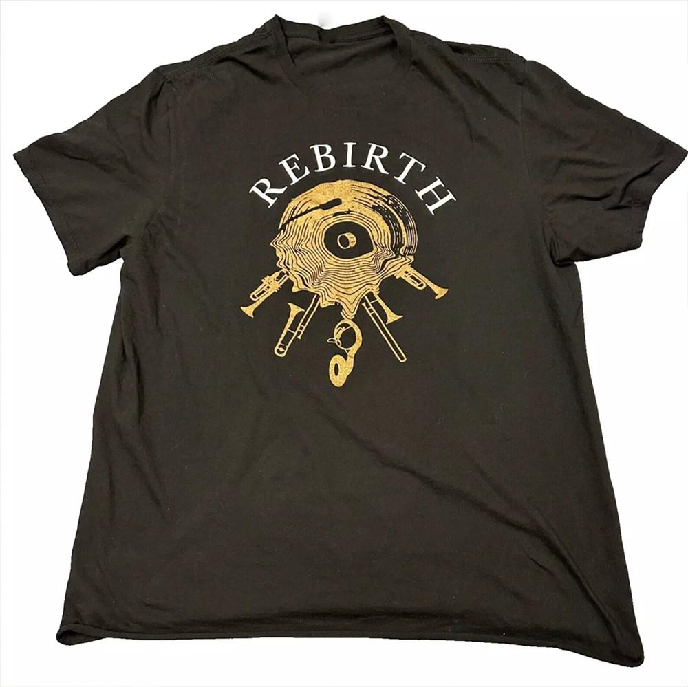 

Rebirth Brass Band Tee S-5XL Unisex Men s Short Sleeve CG2356 Unisex T-Shirt XXXXL