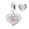 Warm 925 Silver I Love My Family The Best Parents Fit DIY Bracelet Necklace Family Gathering Souvenirs Holiday Gifts