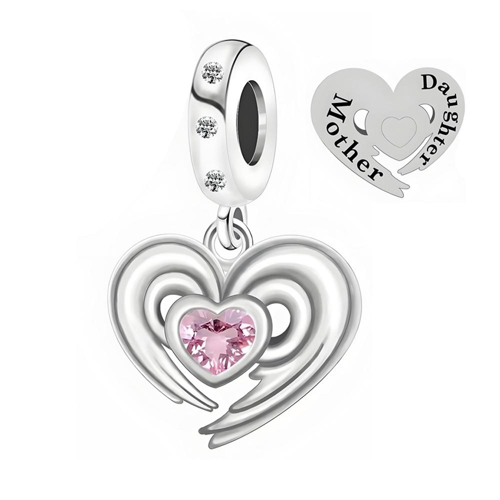 Warm 925 Silver I Love My Family The Best Parents Fit DIY Bracelet Necklace Family Gathering Souvenirs Holiday Gifts