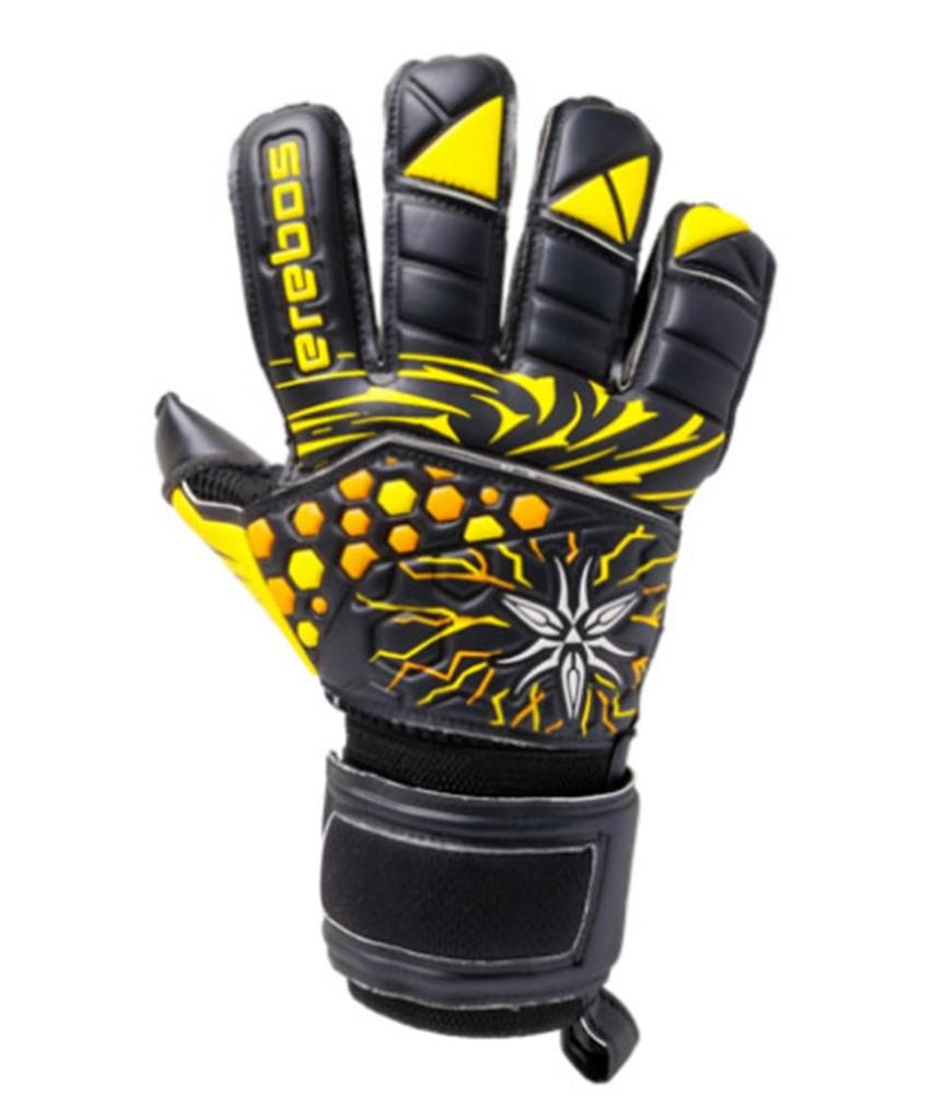 Erebos Goalkeeper Gloves 1000152 Darkness Flat PK Grip Eruption 6